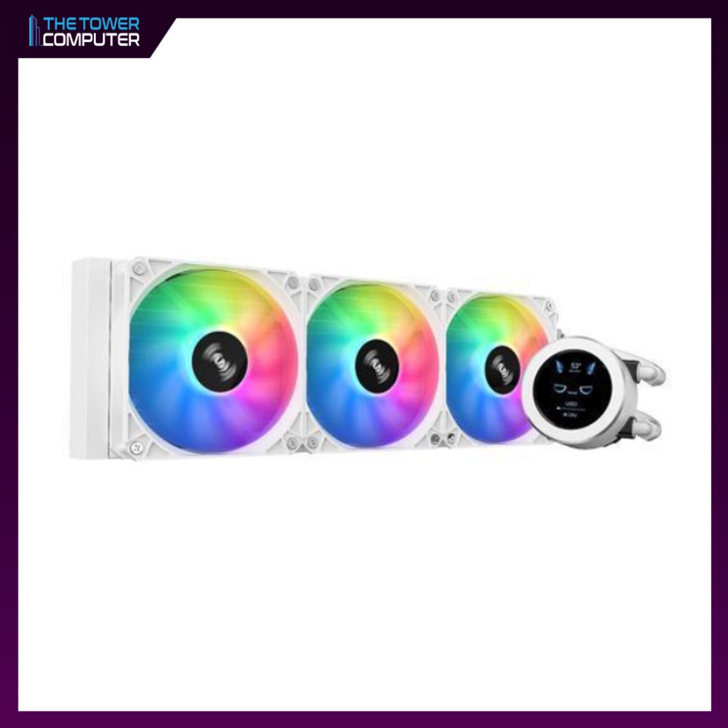 ระบบระบายความร้อนด้วยน้ำ CPU LIQUID COOLER SAMA CPU LIQUID COOLER SM360LD WHITE