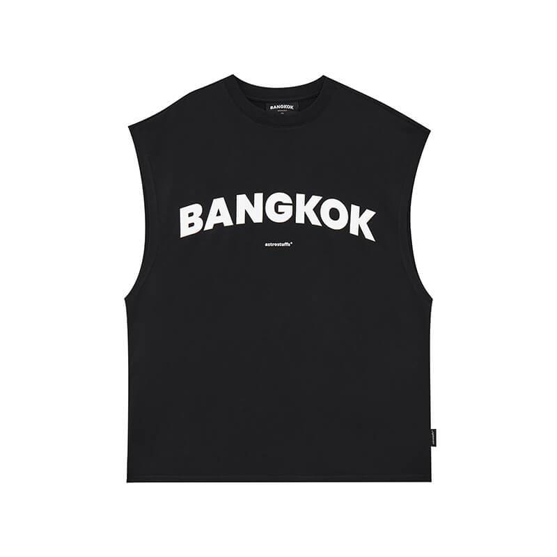 AstroStuffs BANGKOK SLEEVELESS TEE (BLACK/WHITE/BLUE)