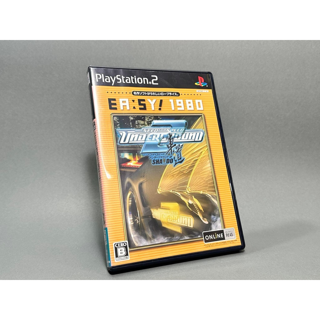 (2) แผ่นแท้ Play Station 2(japan)(ps2)  Need for Speed Underground 2 (EA:SY! 1980)
