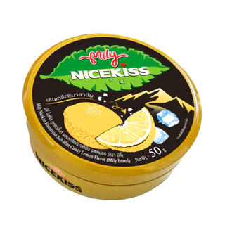 (1แถม1) Mily Nickiss ลูกอมมิ้นต์ผสมเกลือหิมาลายัน รสเลม่อน ขนาด 50 กรัม 1 กระปุก // 3 กระปุก // 6 กระปุก