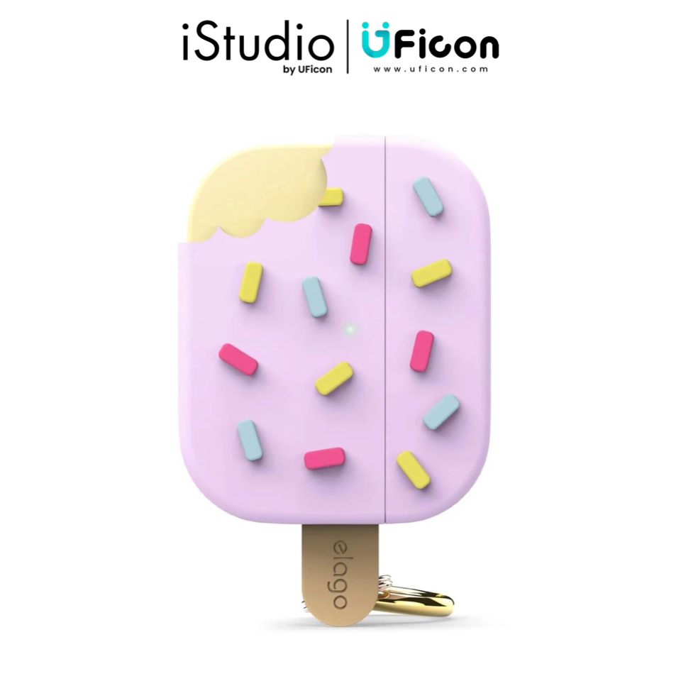 เคส - Elago AirPods Pro 3 Ice Cream case - Lavender ; iStudio by UFicon