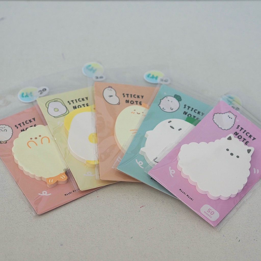 Moshi Moshi กระดาษโน้ต 50 แผ่น