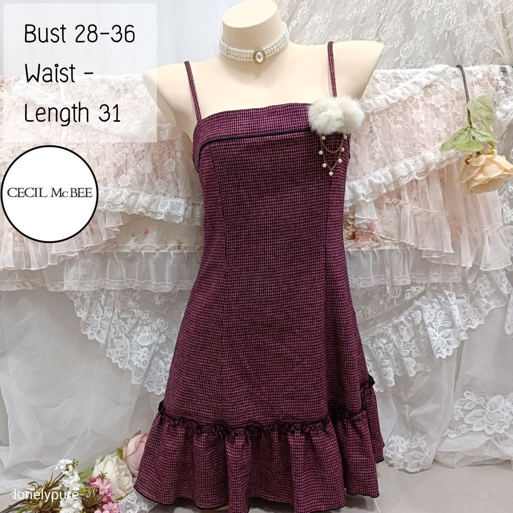 Cecil mcbee เดรสญี่ปุ่น มือสอง