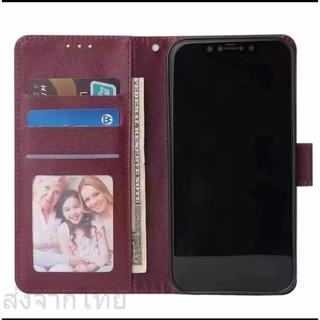 ร้านไทย เคสฝาพับ Boss เสียบบัตร สำหรับ Realme C55 C33 C30 C30s C35 C21 y 5i 6i C3 C12 C15 C25 C25y แม่เหล็ก ล็อค ตั้งได้