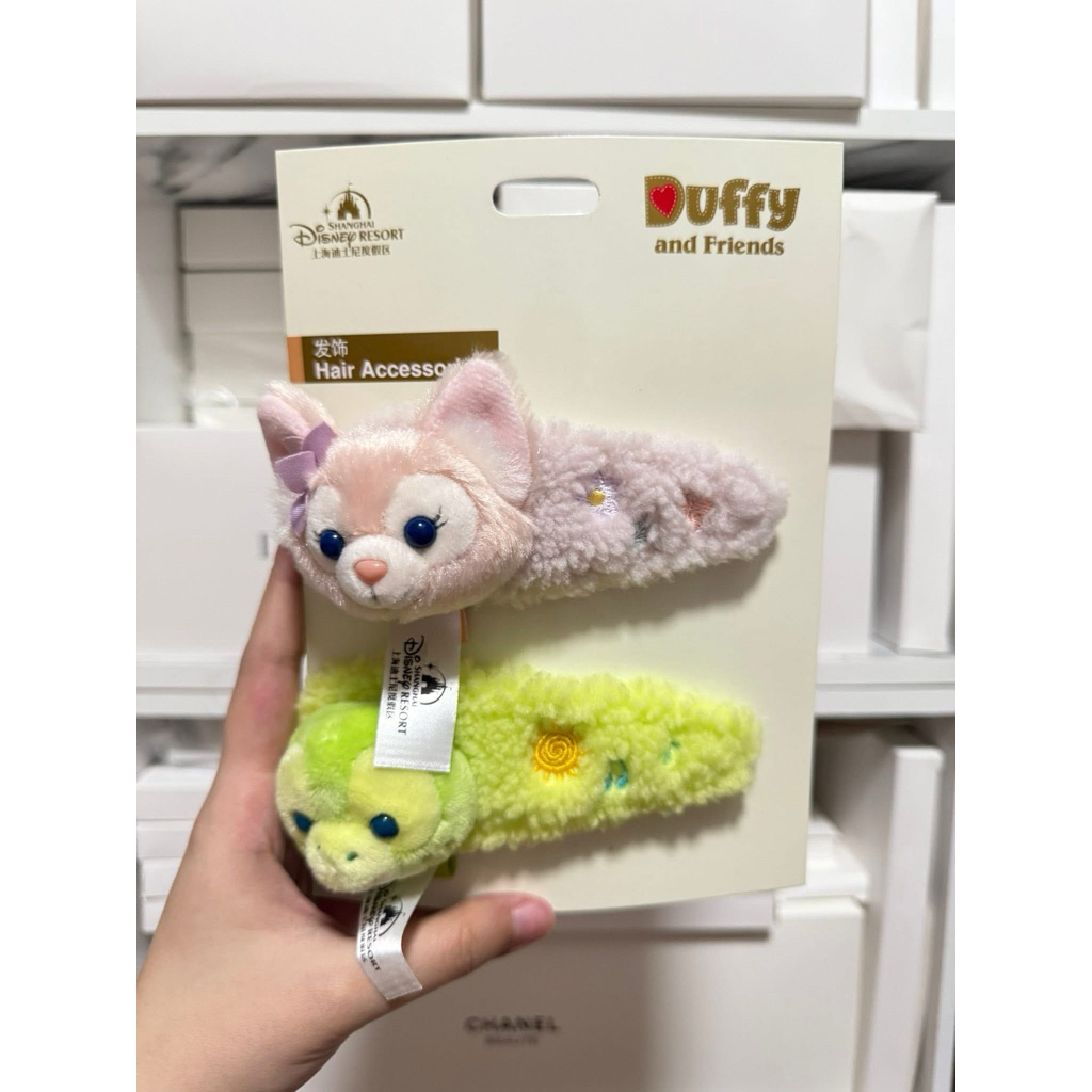 (พร้อมส่ง/New/แท้💯) กิ๊บติดผม Disney Duffy and friends จาก Shanghai Disneyland