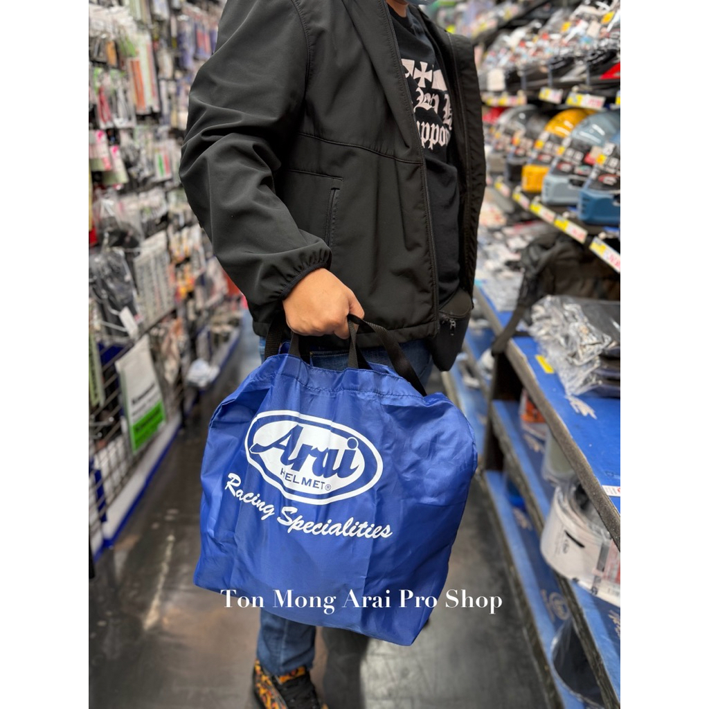 ถุงผ้า Arai แท้ 💯 ใส่หมวกได้ทุก Size