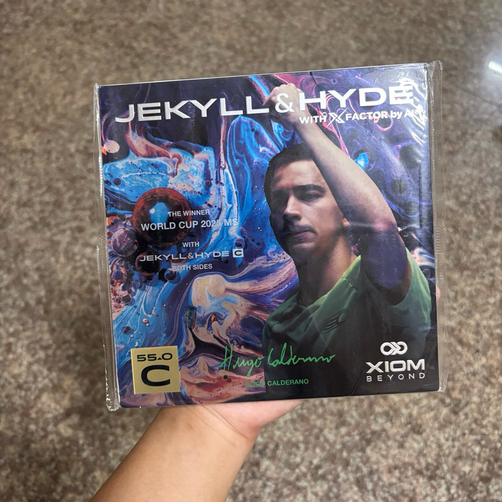 ยางปิงปอง Xiom Jekyll & Hyde C55 แท้100% Hugo Version (preorder)