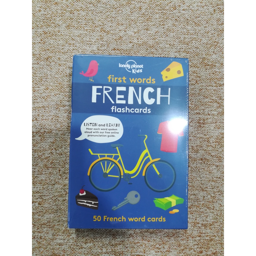 first words french flash card (ภาษาอังกฤษ) ของใหม่ (A5)