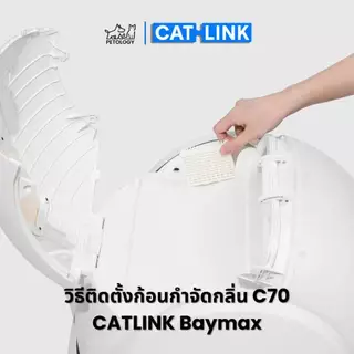 Petology เจลดับกลิ่นสำหรับห้องน้ำแมว CATLINK C70