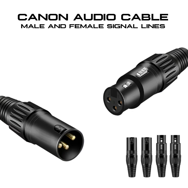 XLR1-XLR2 หัวต่อแกน XLR2 3 แกน,สายเสียงชายหญิง XLR Sound Sound Box,แท่นปรับที่นั่ง XLR