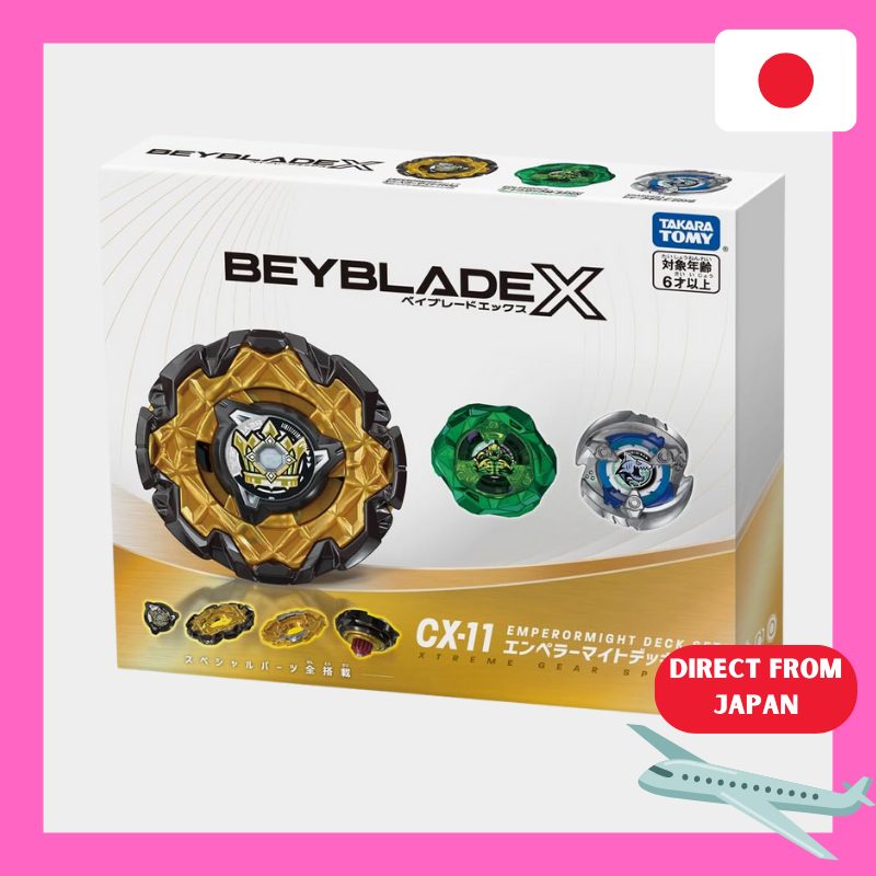 BEYBLADE X CX-11 Emperor Mite Deck Set
