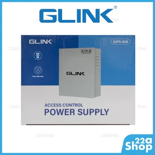 GLINK ตู้จ่ายไฟ Access Control DC 12V/5A รุ่น GIPS-008