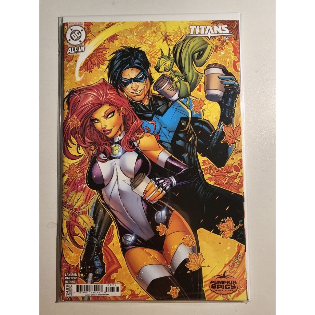 Titans #27 (Pumpkin Spice Variant Cover – Jonboy Meyers)