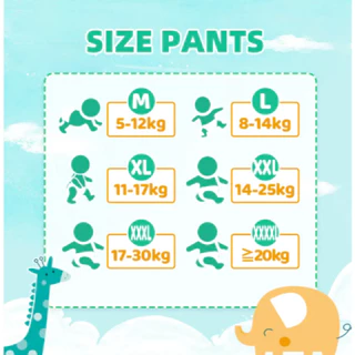 แพมเพิส LullaMum กางเกงผ้าอ้อม babyพวกปีศาจ กางเกง pants or tape NB/S/M 50/L 50/XL 50/XXL 50/XXXL