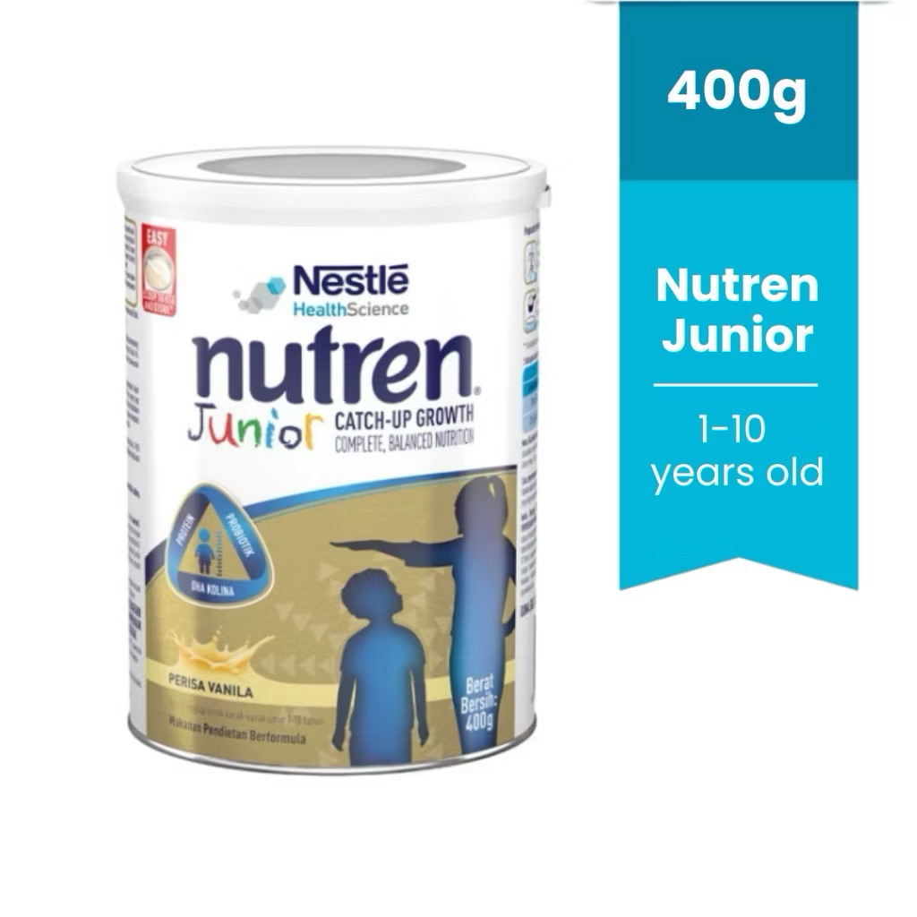 NUTREN Junior┃เนสท์เล่ นิวเทรน จูเนียร์ แคชอัพ Catch Up Growth Milk (400g)