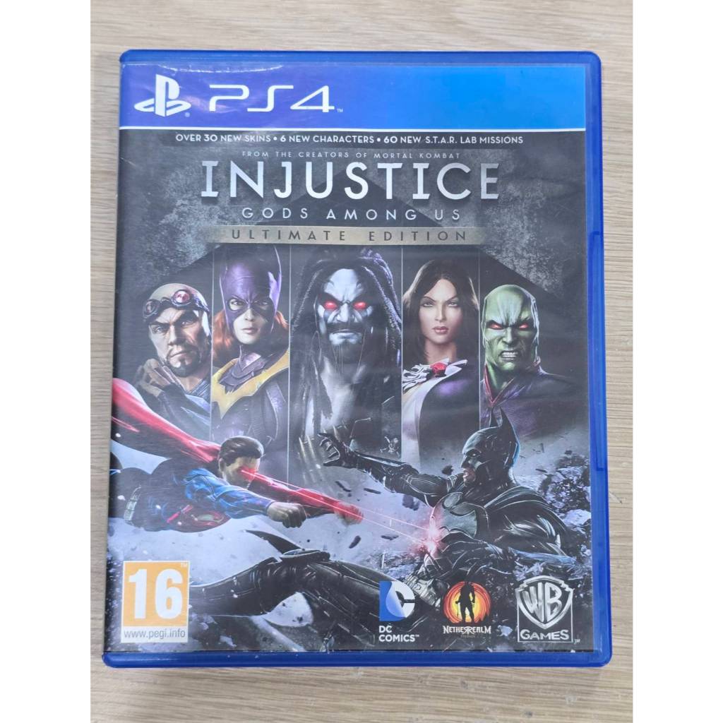 Ps4 INJUSTICE GODS AMOUNG US ULTIMATE EDITION มือ2 พร้อมส่ง