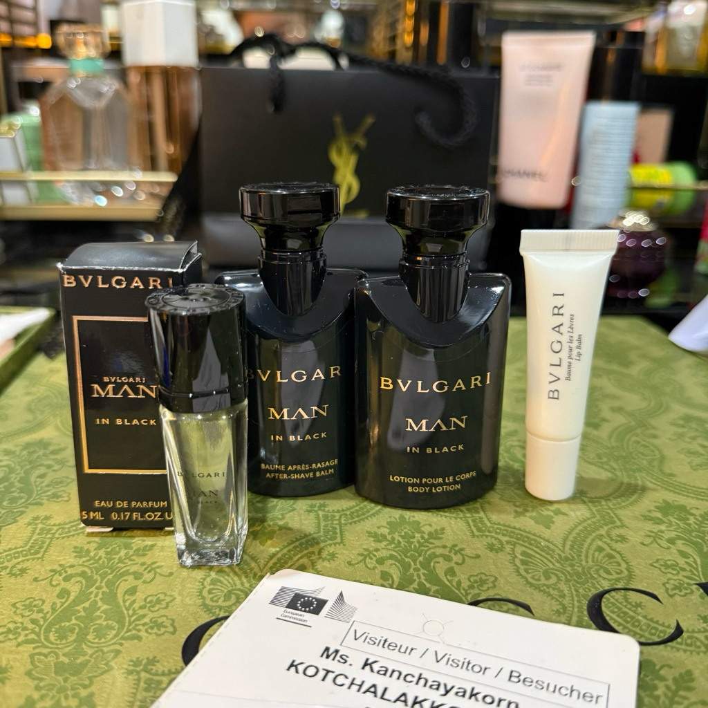 BVLGARI เซ็ทบนเครื่องชั้นBCเที่ยวบินดูไบ-สวิต