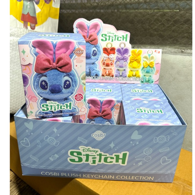 ส่งไว 🔥 (แบบจุ่ม) ตุ๊กตาสติ๊ทซ์ Cosbi  พวงกุญแจสติ๊ท ของแท้💯 Stitch Cosbi Plush Keychain Collection ลุ้นSecret 💕