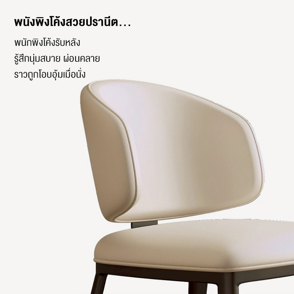 DUDEE เก้าอี้ รุ่น DD-244 เก้าอี้ขาเหล็ก แข็งแรง ทนทาน - รูปที่ 4