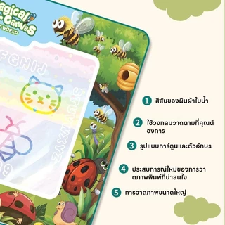 กิจกรรม Diy เมจิกน้ำจิตรกรรมชุดเสื่อจิตรกรรมนำมาใช้ใหม่ผ้าใบวาดภาพขนาดใหญ่Montessori เด็ก แคนวาส 1 ปีขึ้นไป สมุดระบายสี