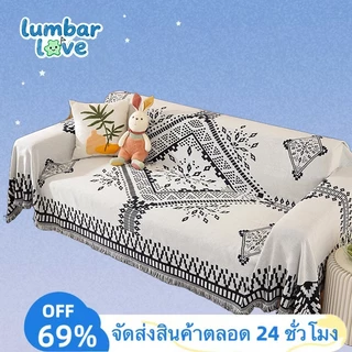 ผ้าคลุมโซฟา ใช้งานได้สองด้าน 1/2/3/4 ที่นั่ง กันฝุ่น กันลื่น