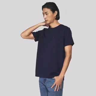 John Henry เสื้อยืดผู้ชาย ทรงเข้ารูป รุ่น JH F425MTSSM11 - สีกรมท่าเข้ม