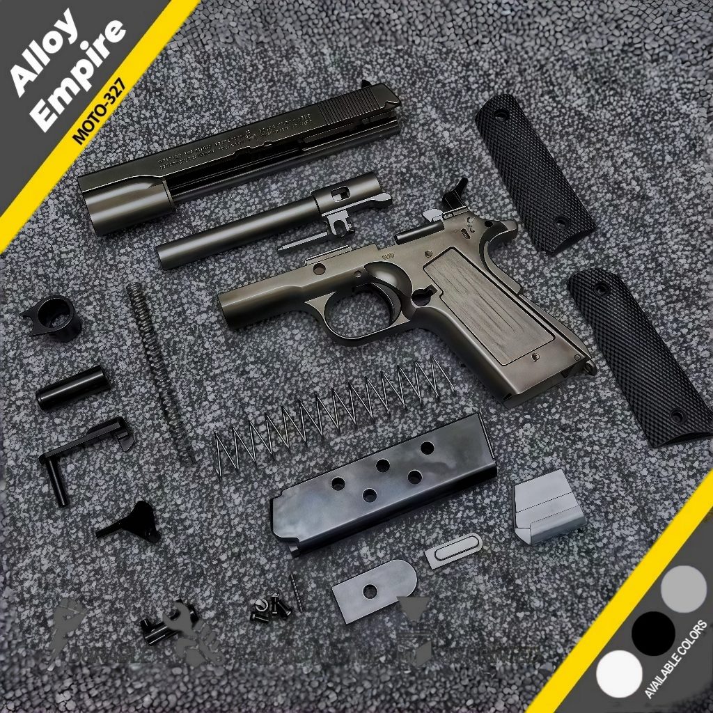 ชิ้นส่วน 1911 ที่มีความแม่นยำสูง การผลิตซ้ำที่แม่นยำ 98% ชั้นวางเก็บโมเดล 1911 แบบโลหะ รุ่นอัพเกรด พ