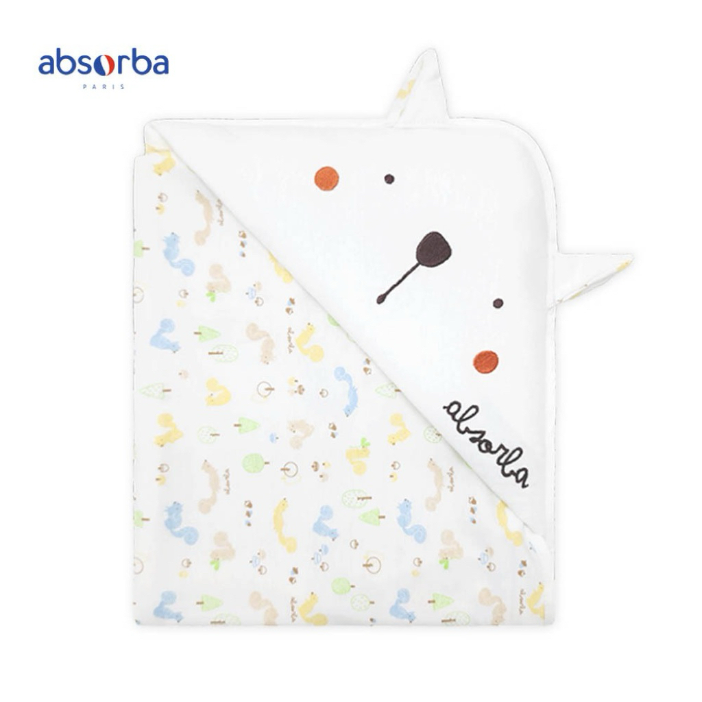 Absorba แอ็บซอร์บา ผ้าห่อตัวเด็กแรกเกิด ขนาด 30x40 นิ้ว