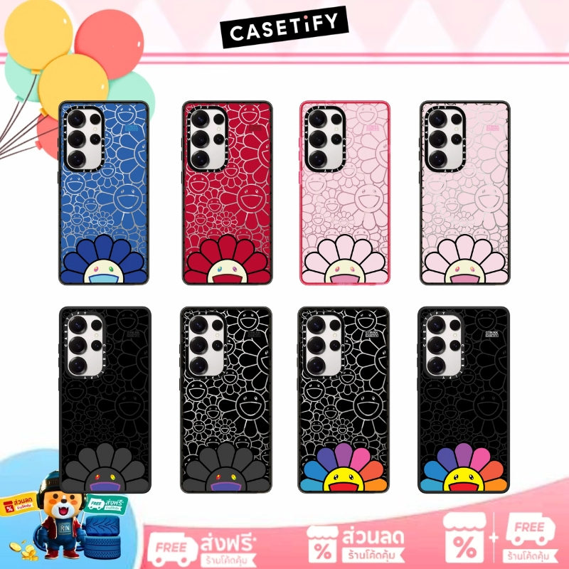 TAKASHI MURAKAMI x CASETiFY SMILE PHONE CASE ครอบมือถือ（ของแท้ 100 %）