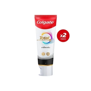[มี 2 แพ็คให้เลือก] ยาสีฟัน คอลเกต โททอล ชาร์โคล 110 กรัม Colgate Total Charcoal 110g