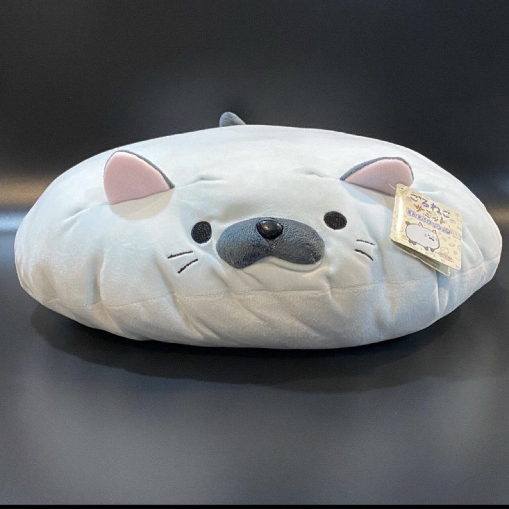 ごろねこサミット(Goroneko)🐈 Goroneko Marshmallow Cat Cushion🐈  ⁣⁣⁣⁣⁣⁣ 🐈 เบาะแมว Goroneko เนื้อ Marshmallow น