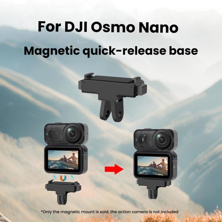 Telesin DJI Osmo Nano / Action 6 Magnetic Quick Release Adapter Mount อะแดปเตอร์ยึดแบบปลดเร็ว