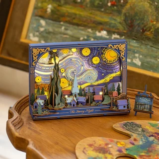 Rowood Wall Art 3D Wooden Puzzle ดอกไม้ DIY ประกอบง่าย | ของแต่งบ้าน ชุดโมเดลตัวต่อไม้ ของเล่นศิลปะ DIY
