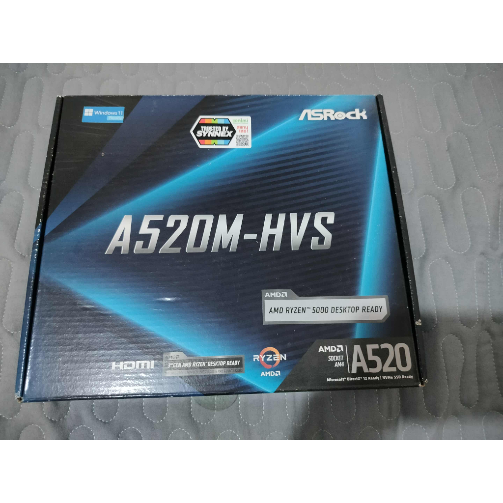 MAINBOARD (AM4) ASROCK A520M-HVS DDR4