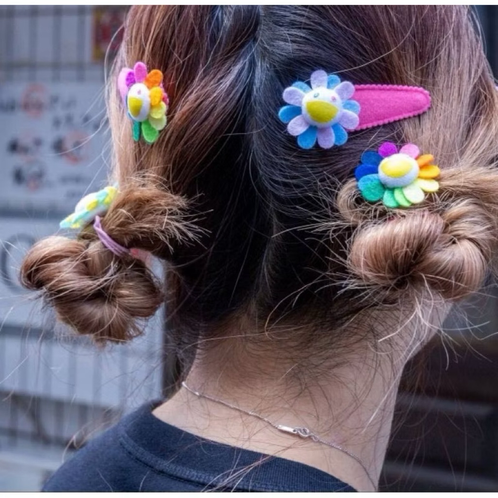 ✅พร้อมส่ง✅กิ๊บ Murakami  จาก 🇯🇵ของแท้💯💯 Flower เรนโบว์