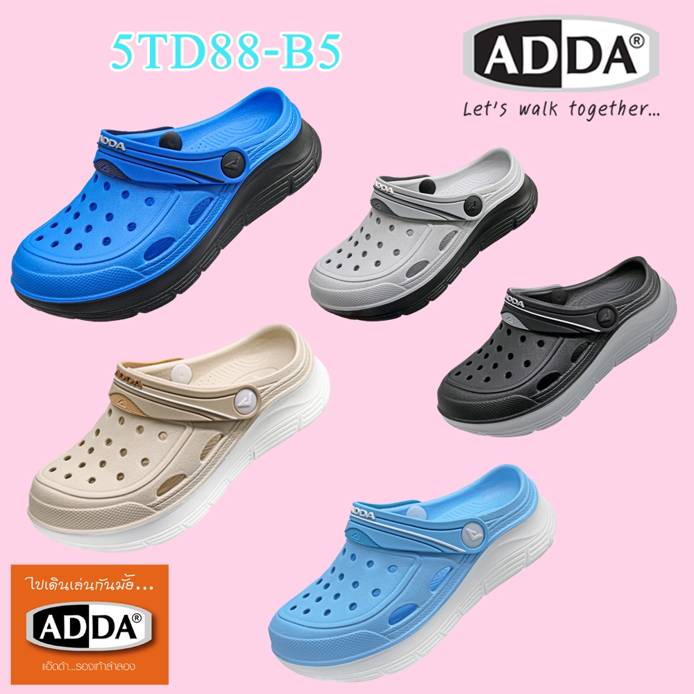 💓พร้อมส่ง💓ADDA 5TD88-B5 รองเท้าแตะเด็กหัวโต พื้นนุ่ม กันน้ำ แท้💯%