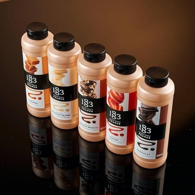 1883 พรีเมี่ยมซอส 5 รสชาติ หอม เข้มข้น ทอปปิ้ง 500 มล. (1883 PREMIUM SAUCE 500 ml.)