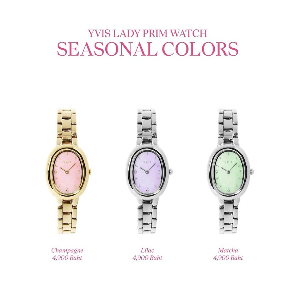 ✨Yvis lady prim watch ✨Yvis timepiece limited edition นาฬิกาสุดเรียบหรูของแบรนด์ yvis