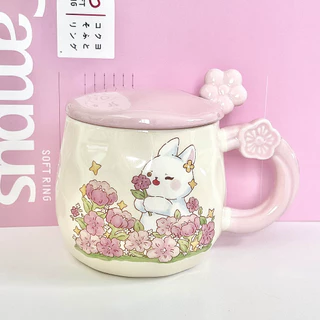 Gift Set ของขวัญวันเกิดเซรามิกถ้วยสำหรับเพื่อนที่ดีที่สุดแมวดำน้อยถ้วยเซรามิกมาร์คถ้วยของขวัญเพื่อน
