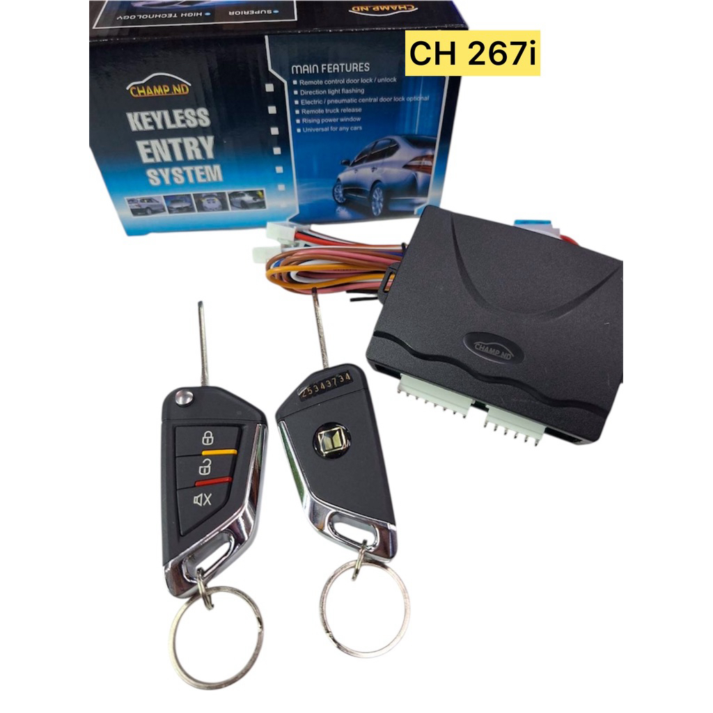 🚗ชุดรีโมทปิด-เปิดแบบกุญแจพับตรงรุ่นรถ อีซูซุ MU-X,D-max 1.9/2020 รหัส Y 267i🚙