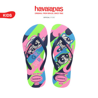 HAVAIANAS รองเท้าแตะเด็ก Kids Slim Powerpuff Girls Flip Flop…
