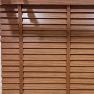 มู่ลี่ไม้ มู่ลี่โฟมวูด Foamwood Blinds - A25-45 Brown Color