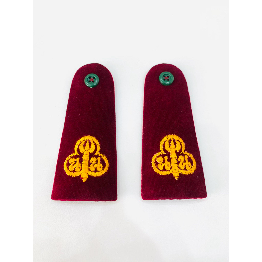 อินธนู กระดานบ่าเนตรนารี น.น. อุปกรณ์ลูกเสือครู ชุดลูกเสือ