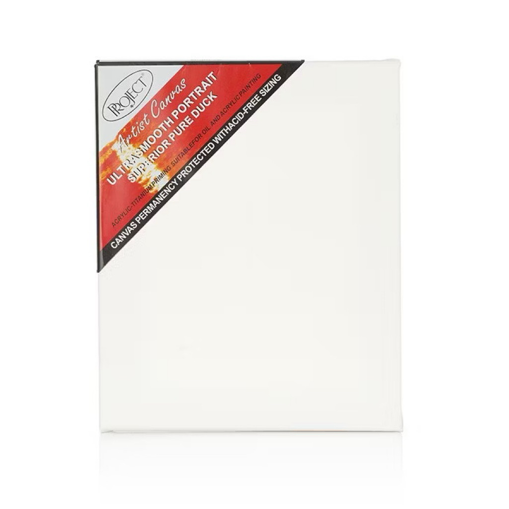 เฟรมผ้าใบ วาดรูป เฟรมผ้าใบสำเร็จรูป Canvas Cotton 100%  ขนาด 25*30 ซม.