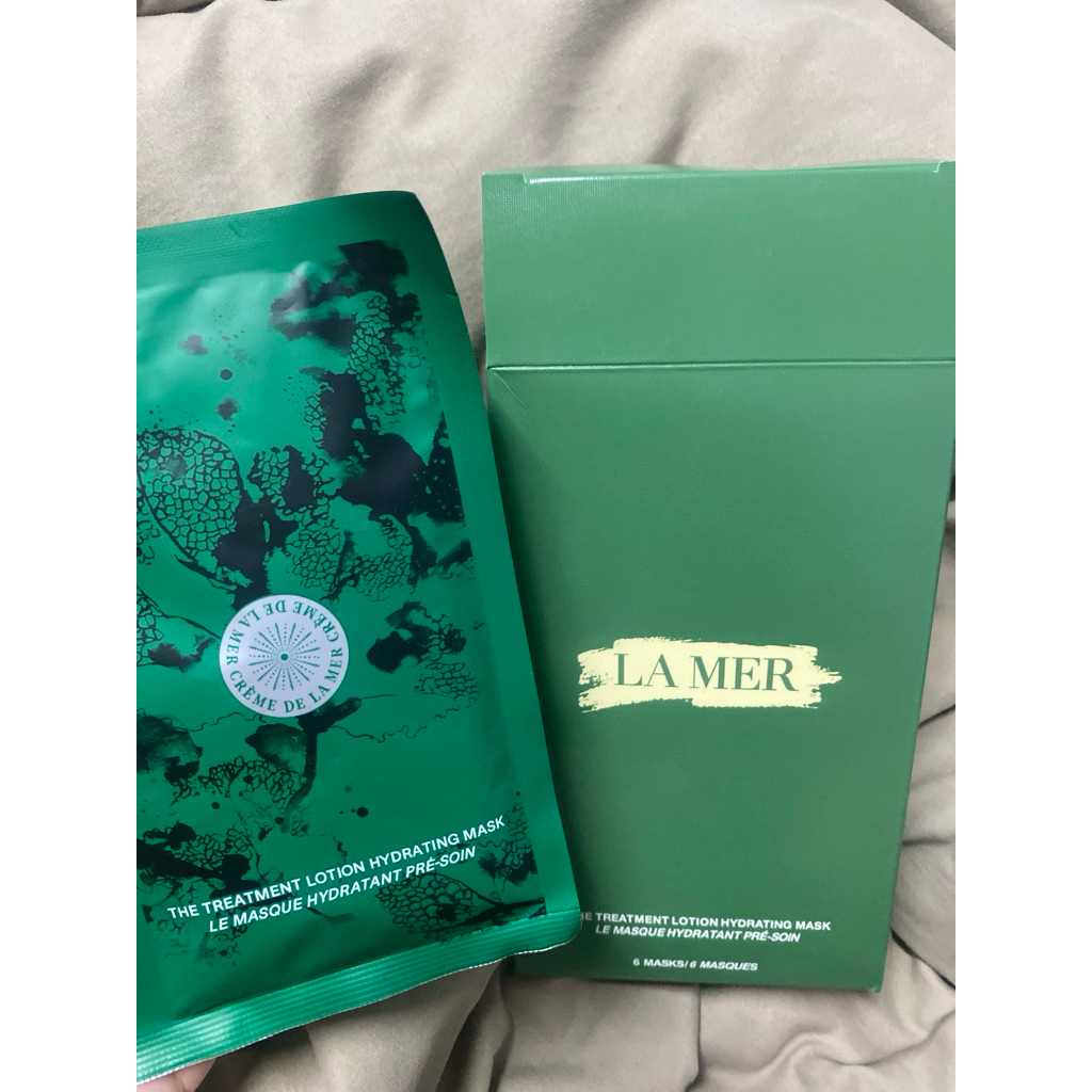 LA MER The Hydrating Treatment Lotion Mask 1 Sheet(แยกขายต่อชิ้น)ของแท้ ❤️