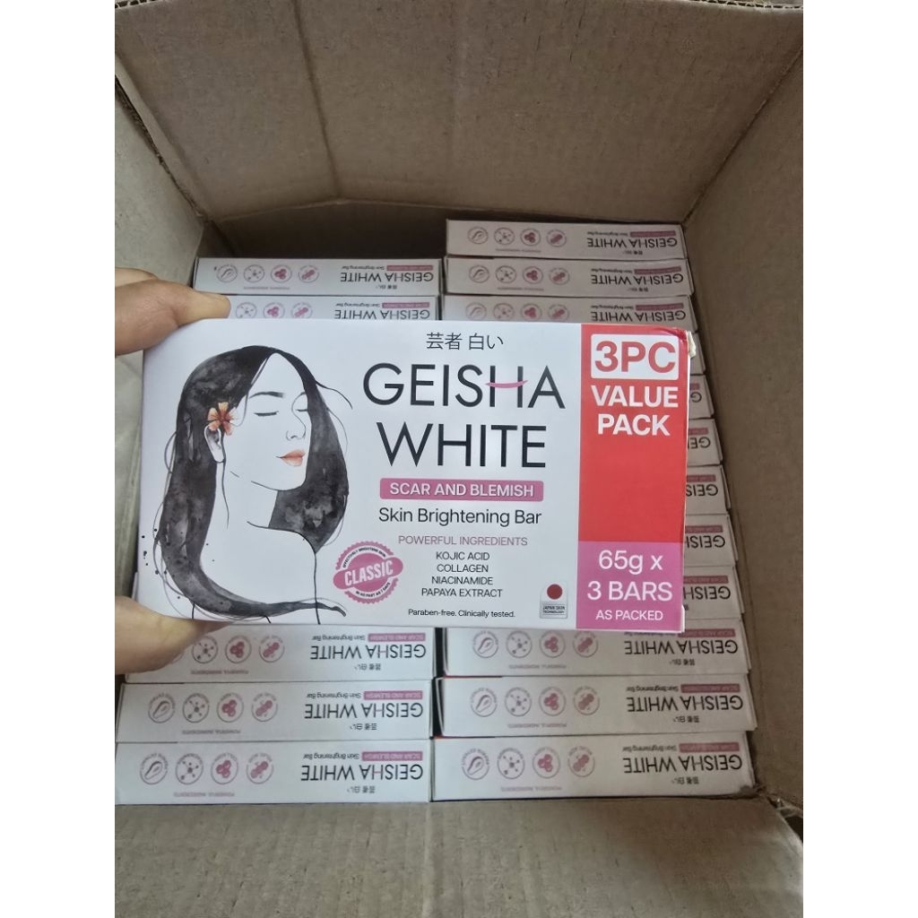 Geisha White Brightening Soap Classic 3x65g