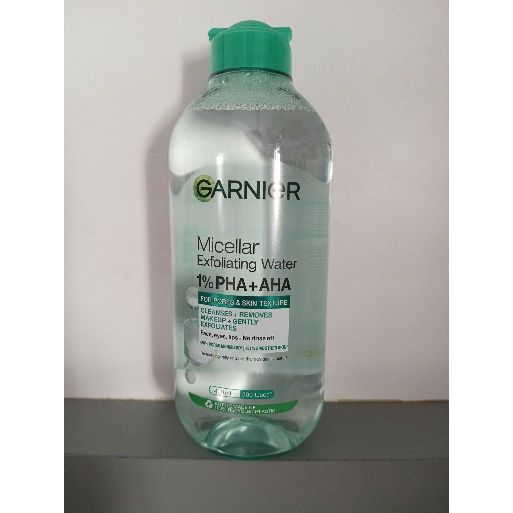 การ์นิเย่ ไมเซล่า คลีนซิ่ง  400ml.  ของแท้ สีชมพู/สีเหลือง/ออยล์-อินฟิวส์/ซาลิไซลิค บีเอชเอ/เอ็กซ์ฟอลิเอตติ้ง ราคา ถูกที่สุด ดีลบีเคเค แกลเลอรีภาพที่ 6
