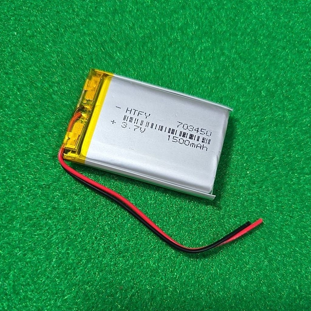 แบตเตอรี่ 3.7 โวลต์ 1,500 mAh 703450/4942 51