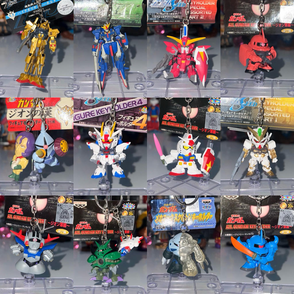 **อัพเดทสินค้าเรื่อยๆ**(พร้อมส่ง) Banpresto พวงกุญแจกันดั้ม Gundam Mobile Suit Gundam Keychain