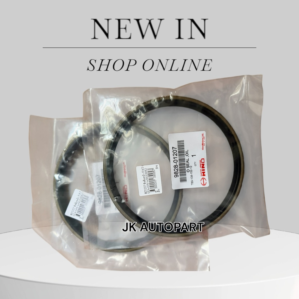 ซีลล้อหน้า HINO MEGA FM3M KT ไฮเทค รหัส 9828-01229/01207/6637 ขนาด TB 138-152-12 ซีลเพลาหน้า/GDKL